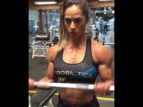 FBB Dany Castilho shredded biceps workout