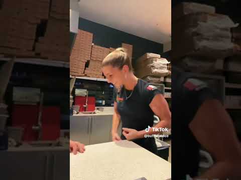 Girl vs Co-Worker Armwrestling Match