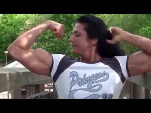 Incredible biceps girl | athletic girl with huge biceps